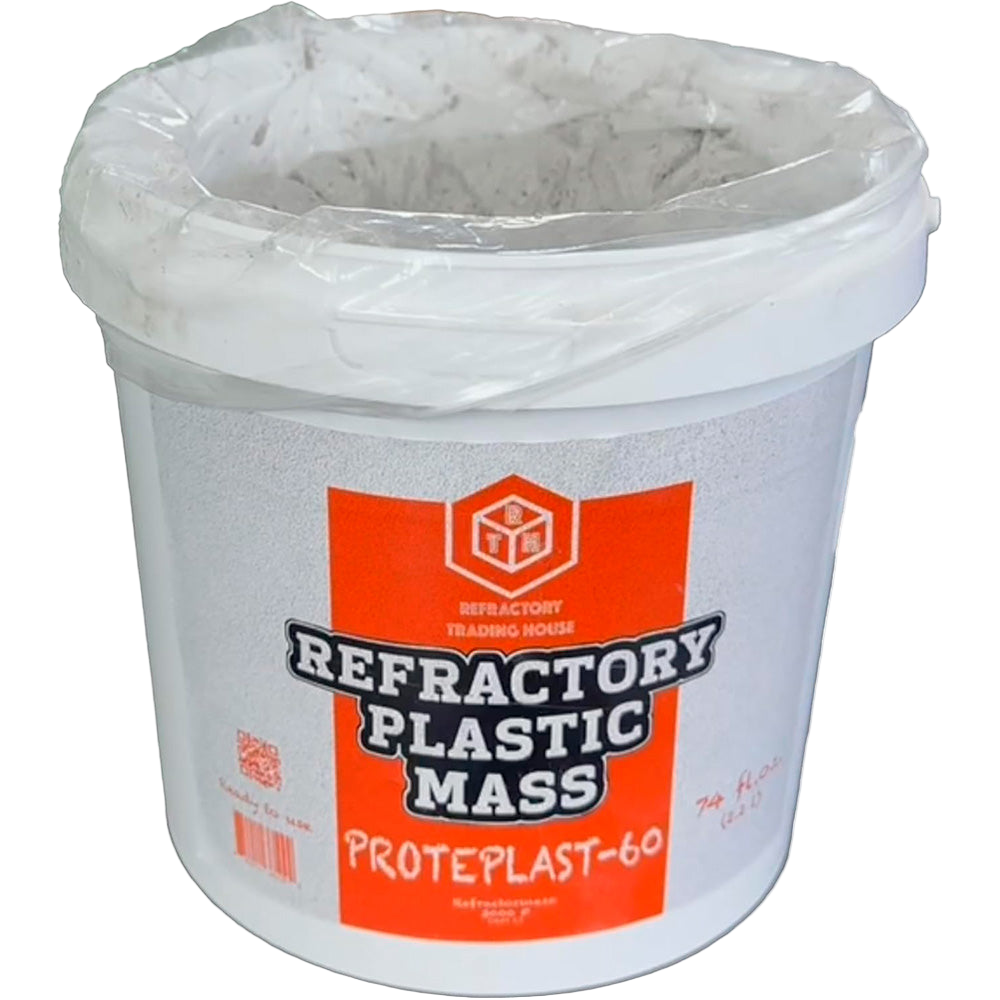 RTH-USA PROTEPLAST-60 Пластикова вогнетривка маса 8 фунтів (74 рідких унції)