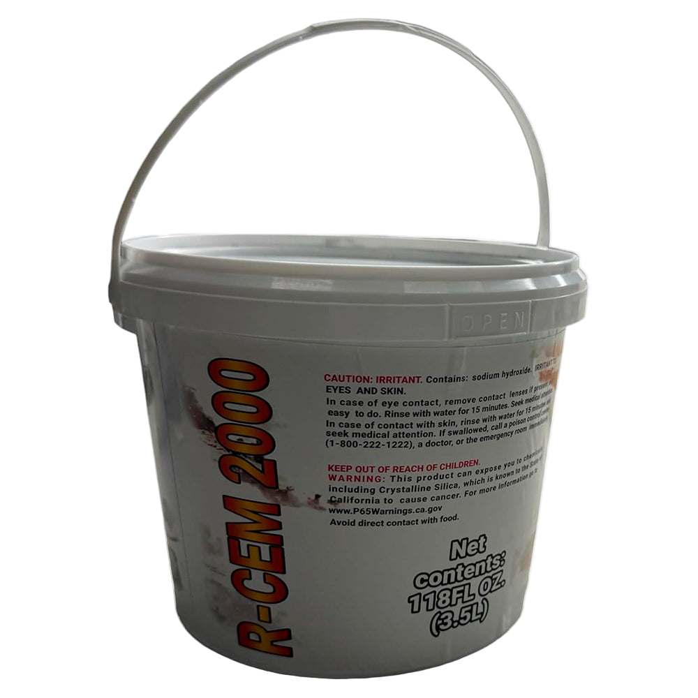 RTH-USA R-CEM 2000 Terracotta Refractory Cement – 118 fl oz (3.5 L)