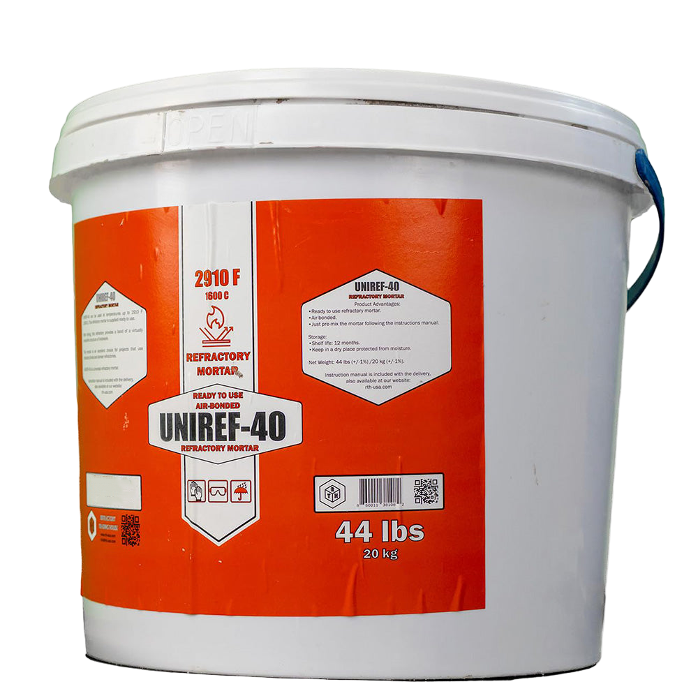 RTH-USA UNIREF-40 Ready-to-Use Refractory Mortar 44 lb