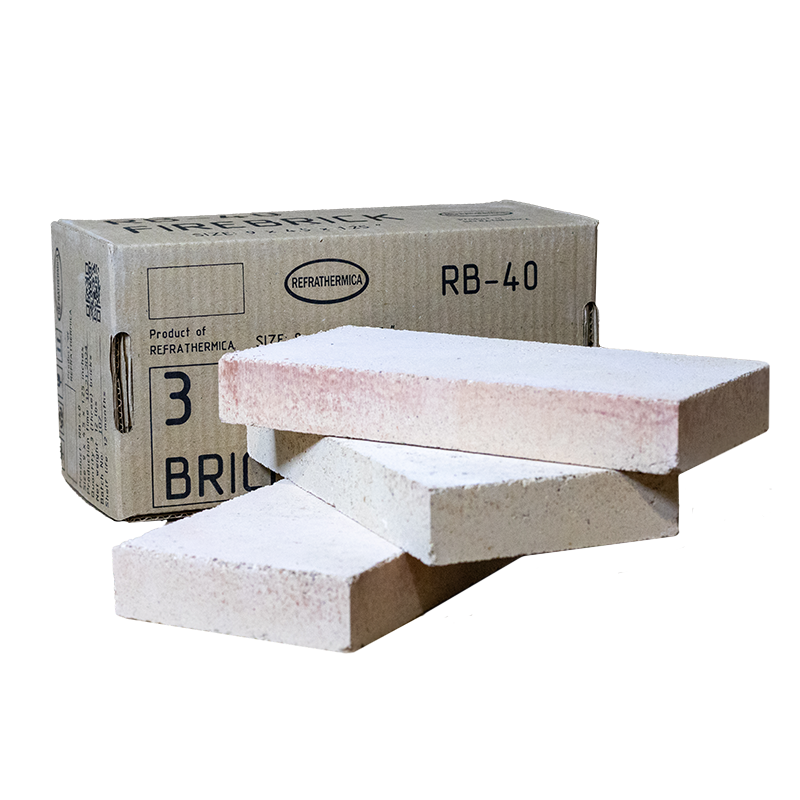 Вогнетривка цегла RTH-USA RB-40 з шамотної глини (коробка з 3 шт.)