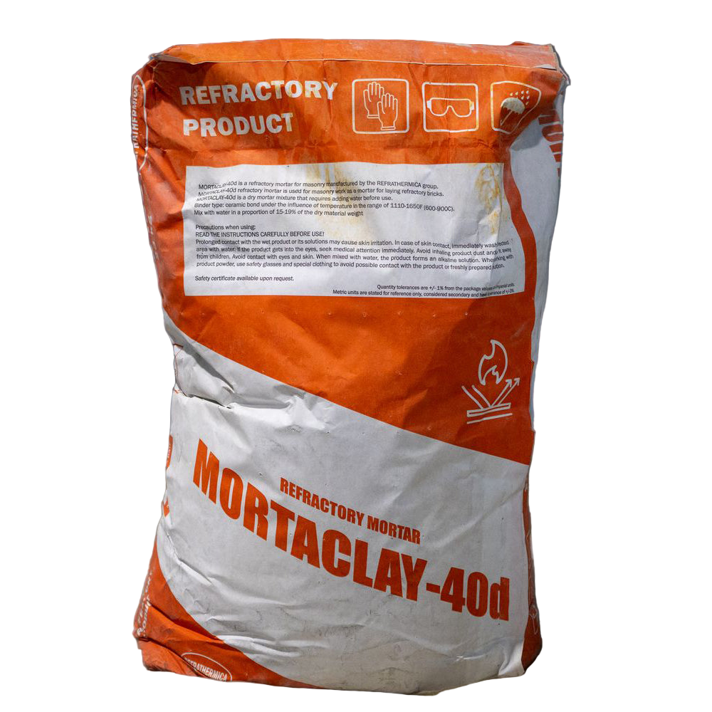 RTH-USA MORTACLAY-40d Шамотний вогнетривкий розчин 50 фунтів