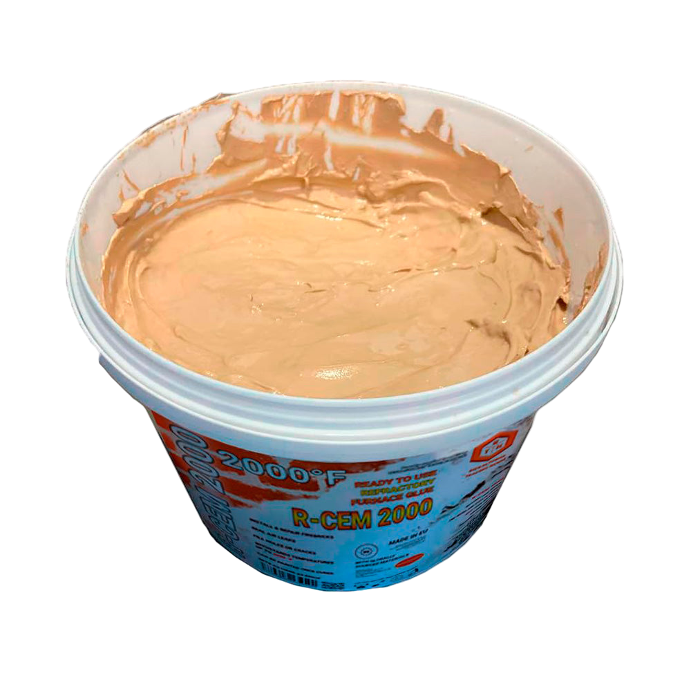 RTH-USA R-CEM 2000 Terracotta Refractory Cement – 118 fl oz (3.5 L)