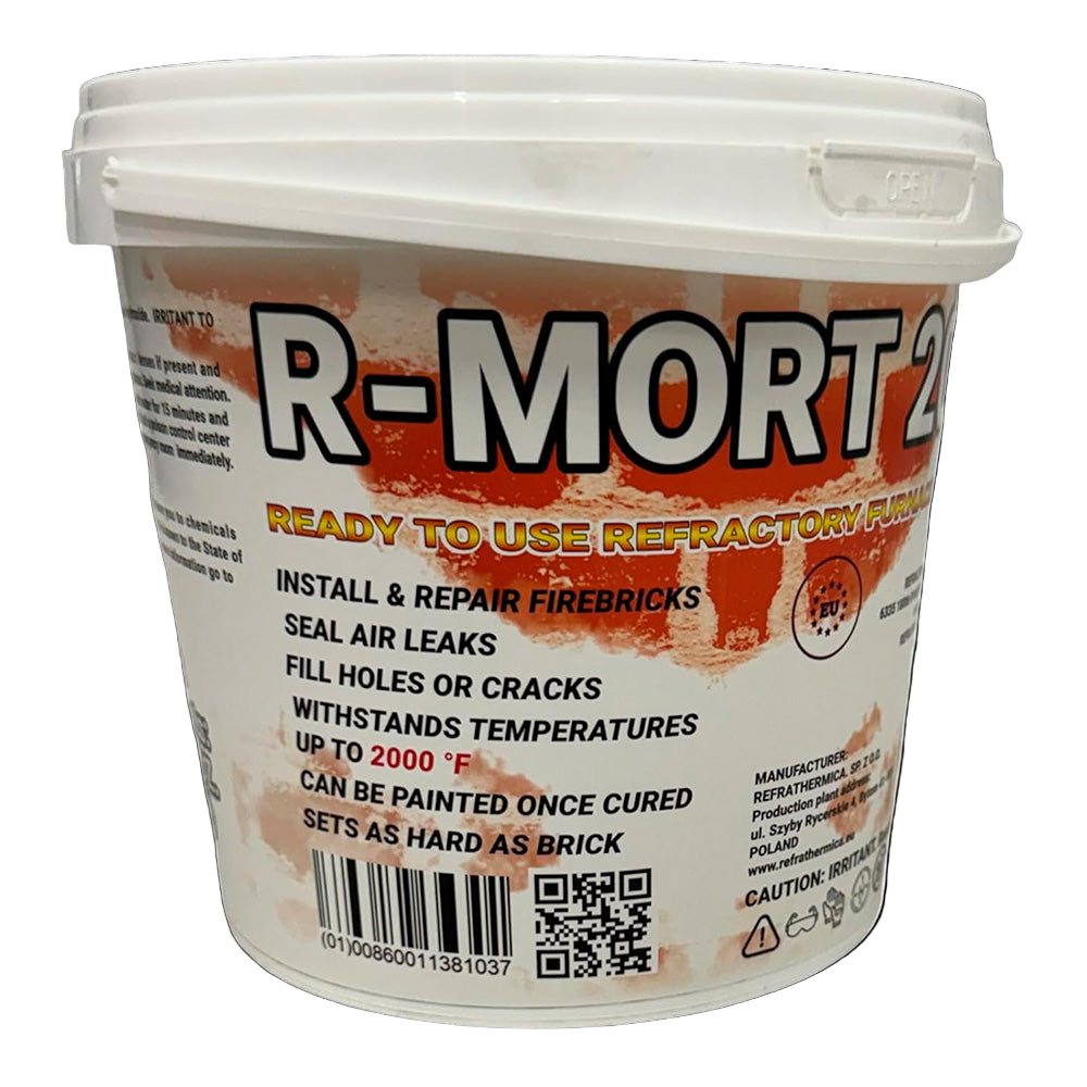 RTH-USA R-Mort 2000 Refractory Furnace Cement 74 fl. oz. (2.2 L)