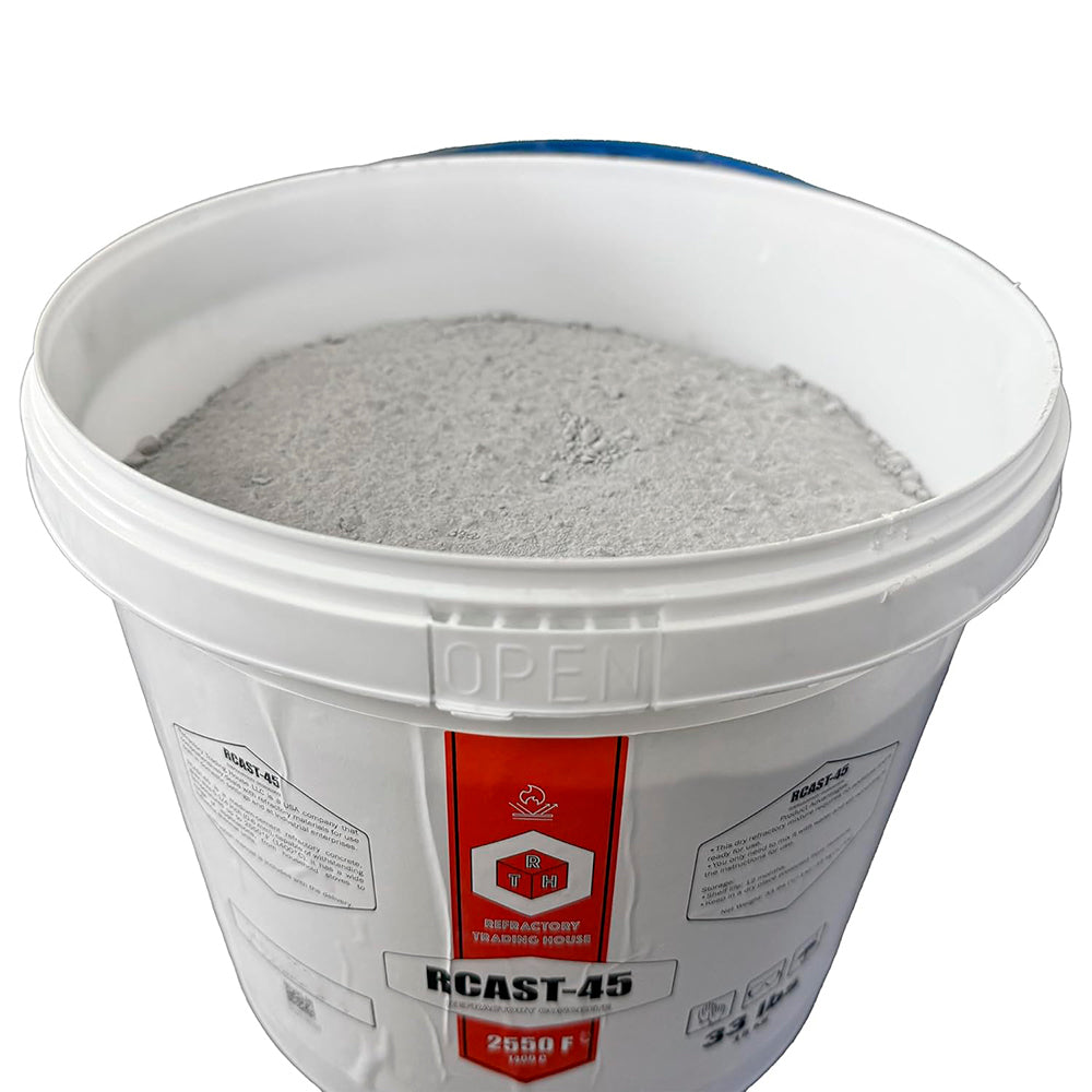 RTH-USA RCAST-45 Medium Cement Refractory Concrete 33 lb