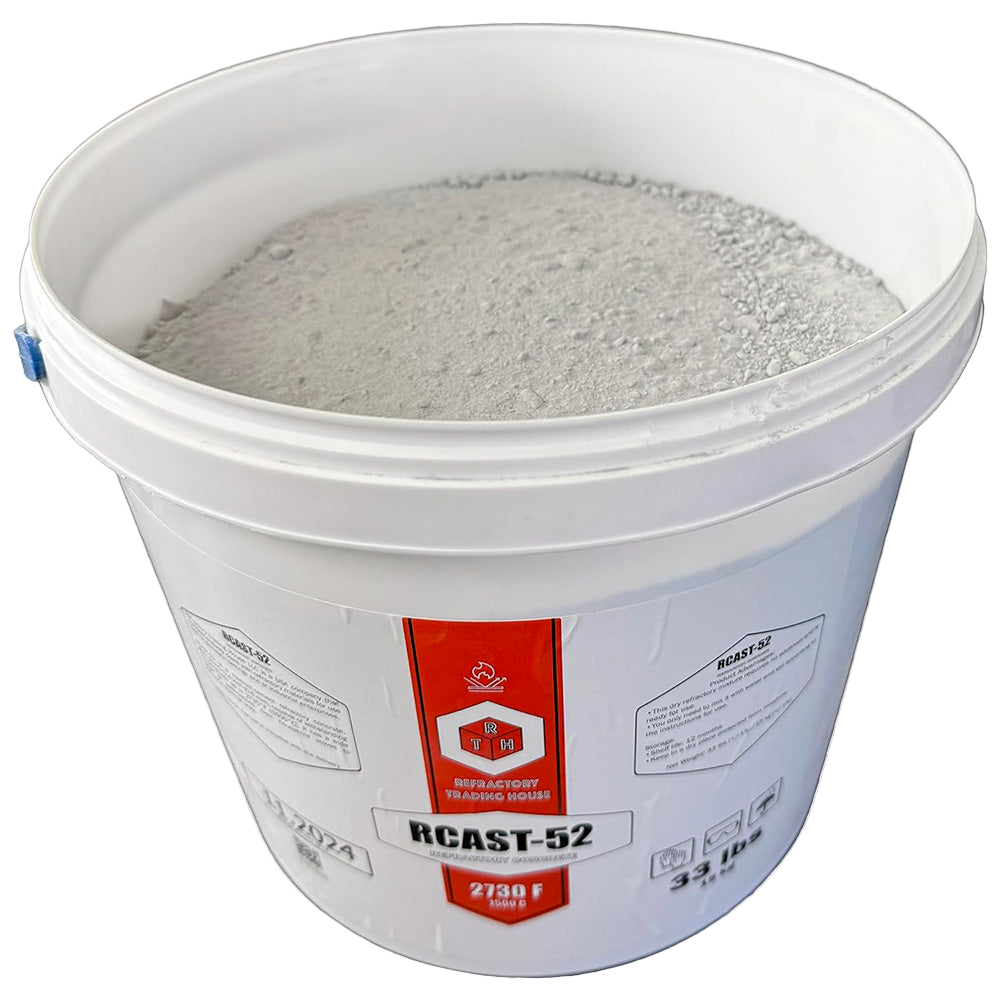 RTH-USA RCAST-52 Medium Cement Refractory Concrete 33 lb