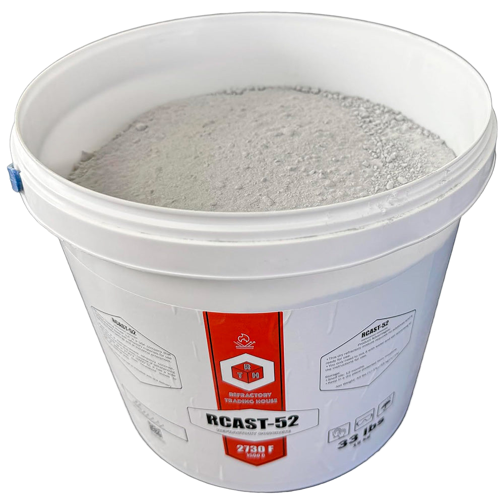 RTH-USA RCAST-52 Medium Cement Refractory Concrete 33 lb