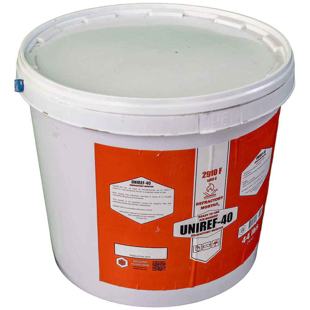 RTH-USA UNIREF-40 Ready-to-Use Refractory Mortar 44 lb
